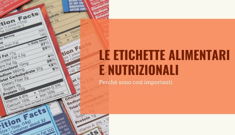 Etichette alimentari e nutrizionali