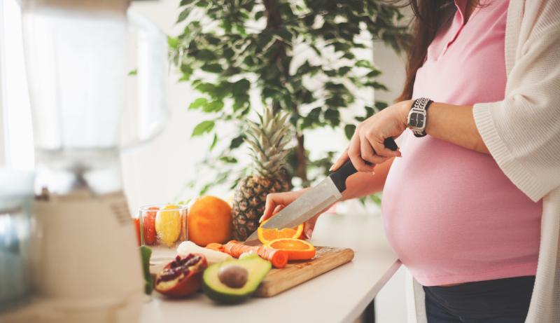 Healthy bodies make healthy babies. dieta-parto